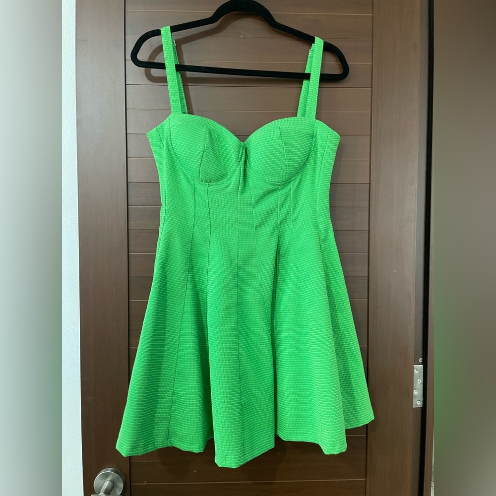NWOT Green Mini Dress tweet